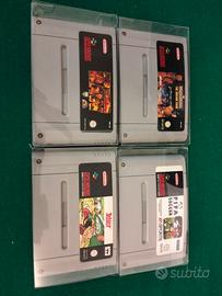 Lotto 4 giochi supernintendo snes 