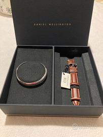 Cinturino in vera pelle + bracciale  Daniel Wel