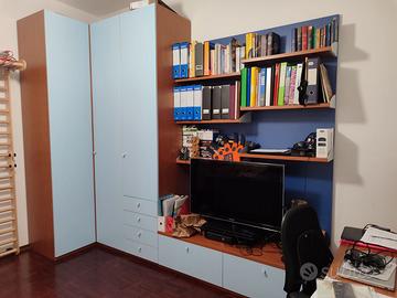 Cameretta azzurra da ragazzo/a trasporto incluso