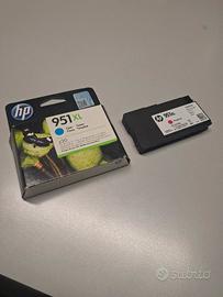 Cartucce HP OfficeJet Pro 951 XL Ciano e Magenta 