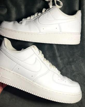 Nike Air Force 1 Uomo 45 Bianche Nuove