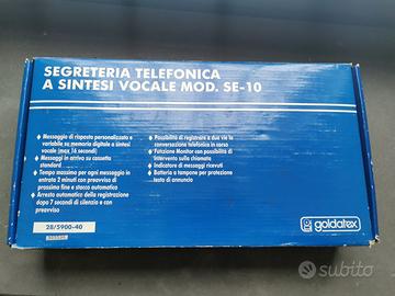 Segreteria telefonica vintage goldatex MOD. SE-10