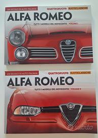 Libro doppio su tutti i modelli Alfa Romeo