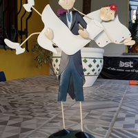 Decorazione per matrimonio - sposi