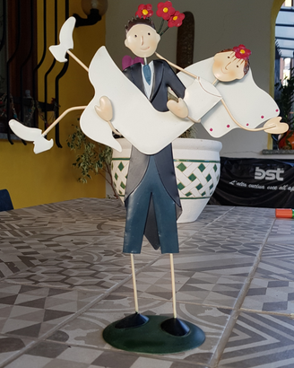 Decorazione per matrimonio - sposi