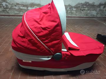 Trio Inglesina+lettino campeggio Inglesina+pass.