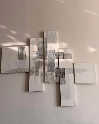2 lampadari , 1 plafoniera  murano, 1 quadro 5 pz