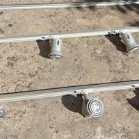 binari + faretti + lampade a led Fosnova