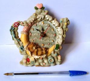 Orologio da tavolo in ceramica