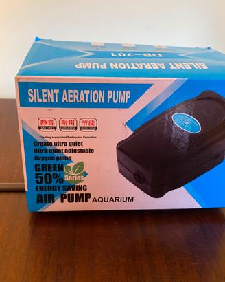 Aeratore per acquario silenzioso 2 L/min 3W