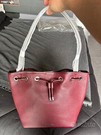 Borsa michael Kors in pelle burgundy nuova