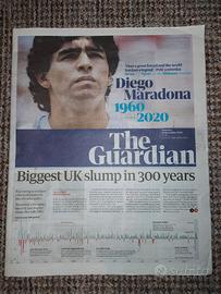 Giornale inglese "The Guardian" Diego Maradona