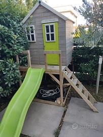 Casetta palafitta da giardino per bambini