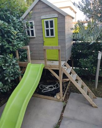Casetta palafitta da giardino per bambini