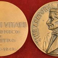 Medaglia bronzo giovanni vitali, anatomico e maest