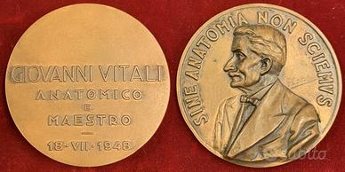 Medaglia bronzo giovanni vitali, anatomico e maest