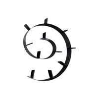 libreria Kartell, bookworm nero