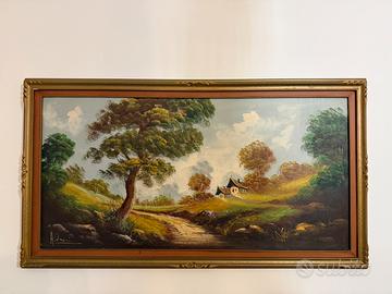 Quadro olio su tela anni 60