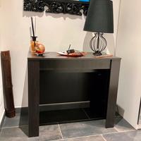 Tavolo consolle allungabile wengè