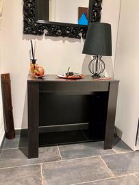 Tavolo consolle allungabile wengè