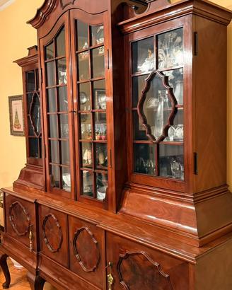 Credenza vintage 70’/80’ e tavolo in pietra