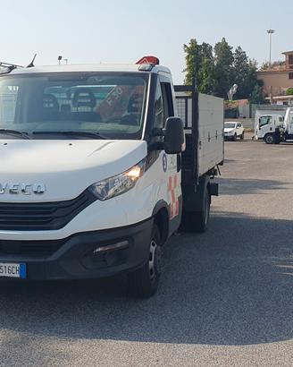 Iveco Daily C 14 cassone ribaltabile e gru Fassi