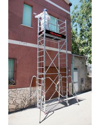Alcuni elementi di un trabattello marca  Faraone