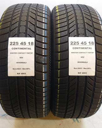 2 GOMME 225 45 18 CONTINENTAL INV RIF4003