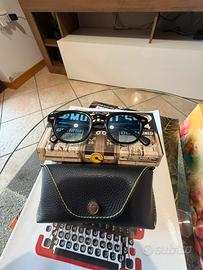 Occhiali Moscot Nero Lucido originali piu lenti