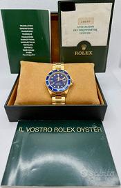 ROLEX SUBMARINER DATE 16618 PURPLE DIAL FULL SET