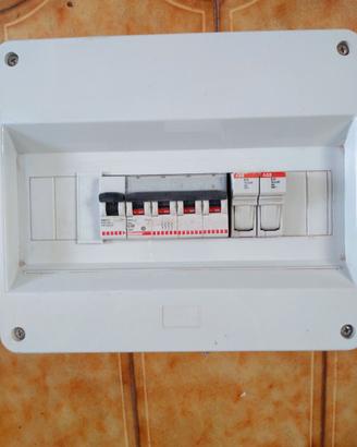 Centralino Gewiss con moduli BTicino e ABB