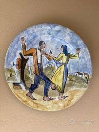 PIATTO D'AUTORE IN CERAMICA DI PIETRO MORANDO