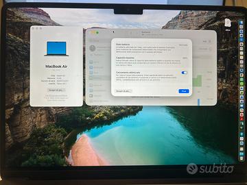 Apple MacBook Air M2 13,6” 256GB 8GB Mezzanotte