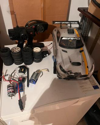 Tamiya tt-01 mercedes piu componenti extra