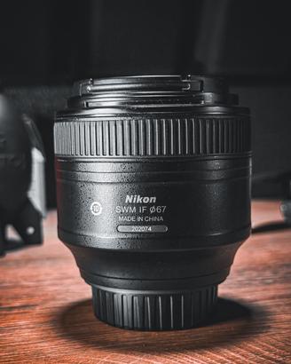 Nikon Nikkor af-s 85mm f1.8G obbiettivo