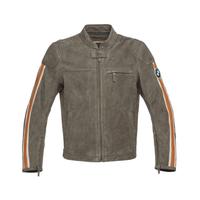 GIACCA MOTO PELLE BMW SCHWABING KHAKI UOMO tg M