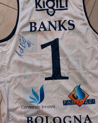 Canotta originale Fortitudo Adrian Banks