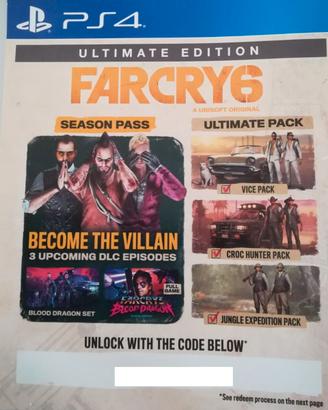 Far Cry 6 PS4 Upgrade ultimate edition