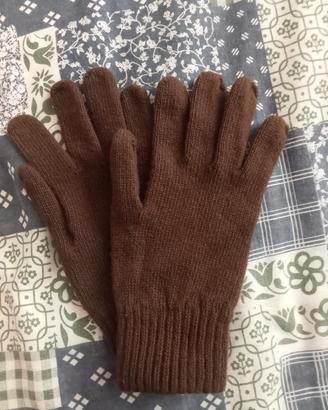 Guanti marroni 