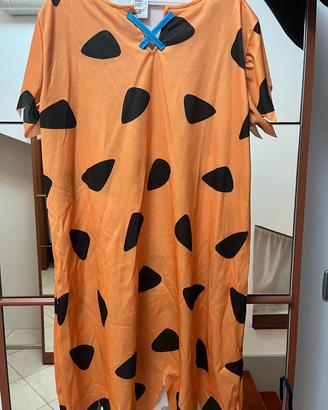 Costume carnevale Fred Flintstone 10/12 anni