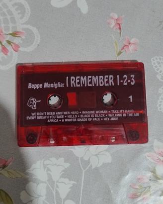 Cassetta audio vintage cover di Beppe Maniglia