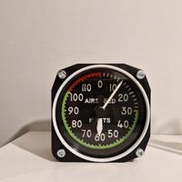 Orologio Aviazione Airspeed KNOTS – Funzionante –