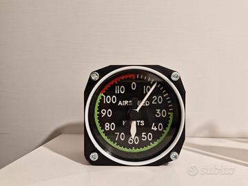 Orologio Aviazione Airspeed KNOTS – Funzionante –