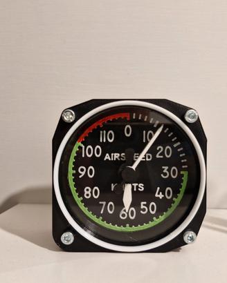 Orologio Aviazione Airspeed KNOTS – Funzionante –