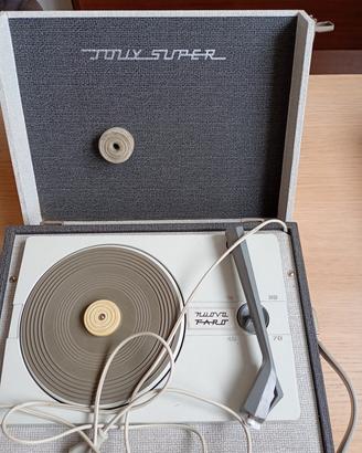 giradischi vintage portatile