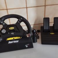 VOLANTE MAD CATZ Dual Force Racing Wheel + pedali