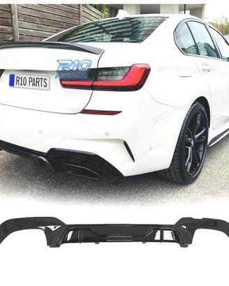DIFFUSORE BMW G20 G21 19- LOOK M PERFORMANCE NERO 