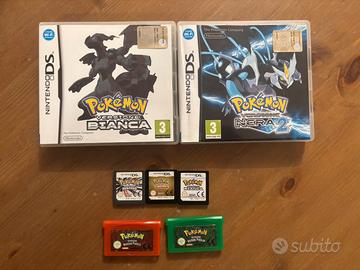 Lotto giochi pokemon nintendo ds gameboy advance