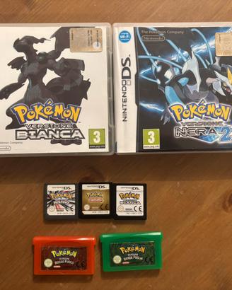 Lotto giochi pokemon nintendo ds gameboy advance
