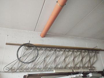 ringhiera scala epoca con partenza in ghisa